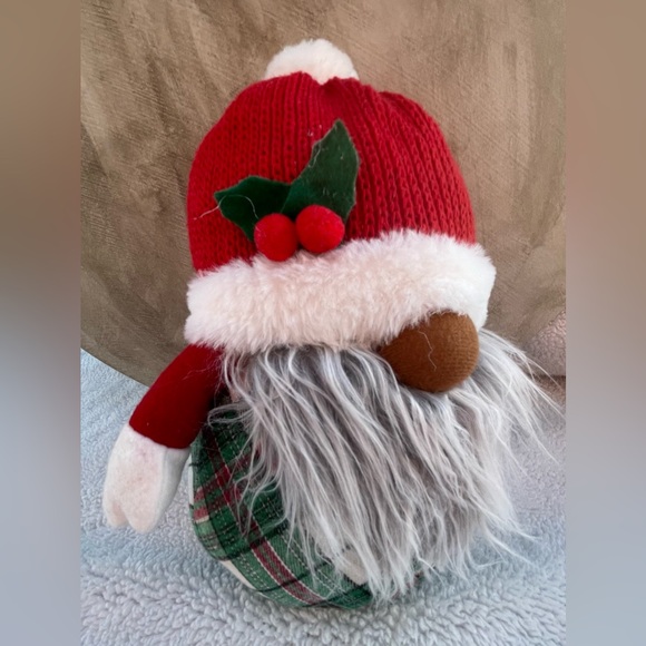 PLAID PATTERN GNOME, African American- 9” tall approximately - Picture 1 of 3